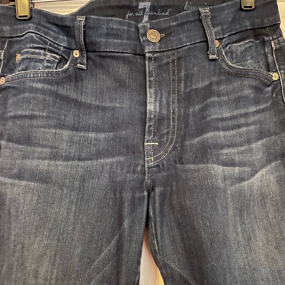 Y2K 7 for All Mankind Kimmie Straight Leg Jean Size 29 - Picture 4 of 7